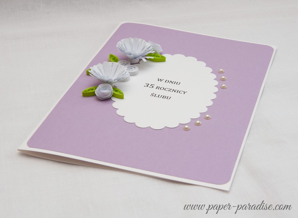 kartki urodzinowe ręcznie robione quilling