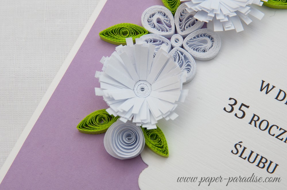 quilling flowers quilled kwiaty kartki ręcznie robione quilling