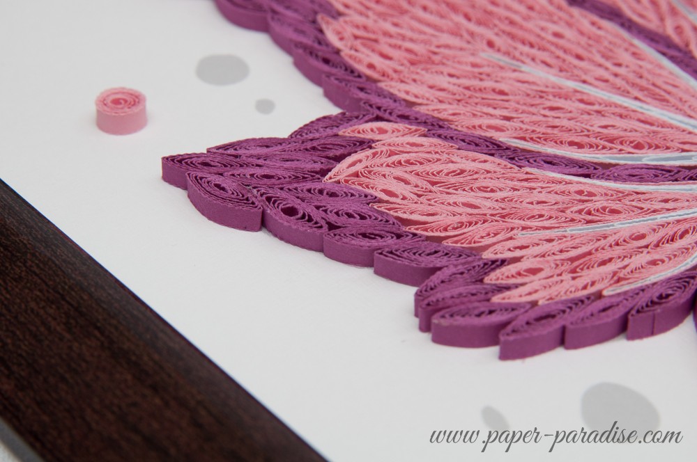 quilled picture framed picture quilling butterfly