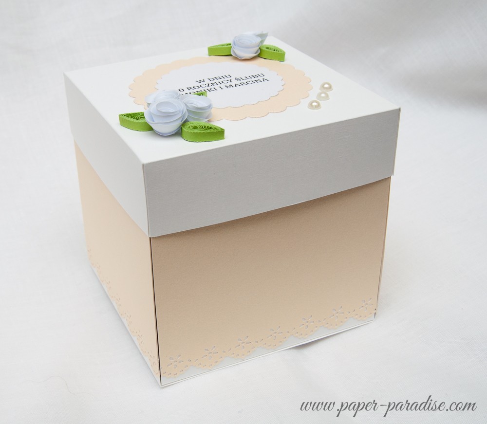 handmade cards quilling exploding box