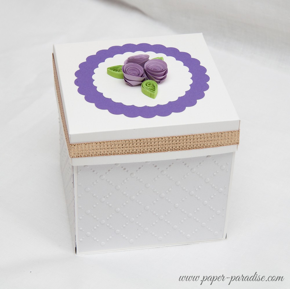 kartki ręcznie robione exploding box quilling