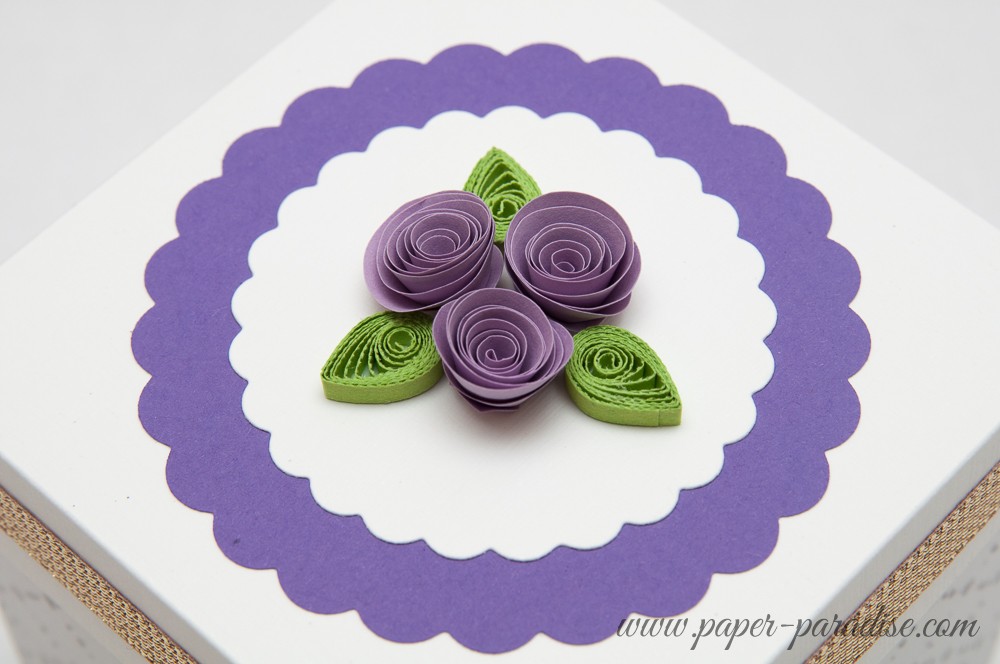 handmade cards quilling exploding box birthday
