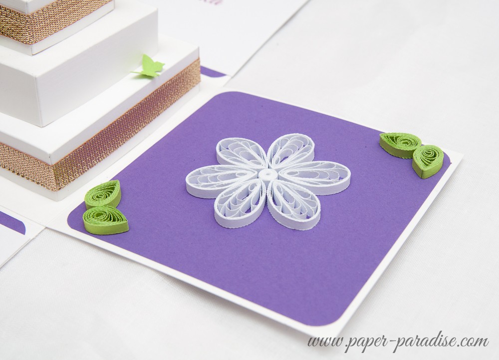 exploding box birthday quilling