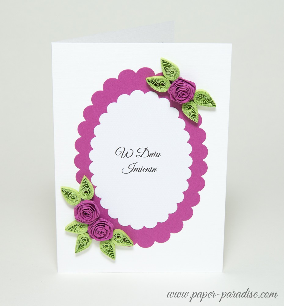 kartki ręcznie robione quilling kartka imieninowa ręcznie robiona kartka urodzinowa