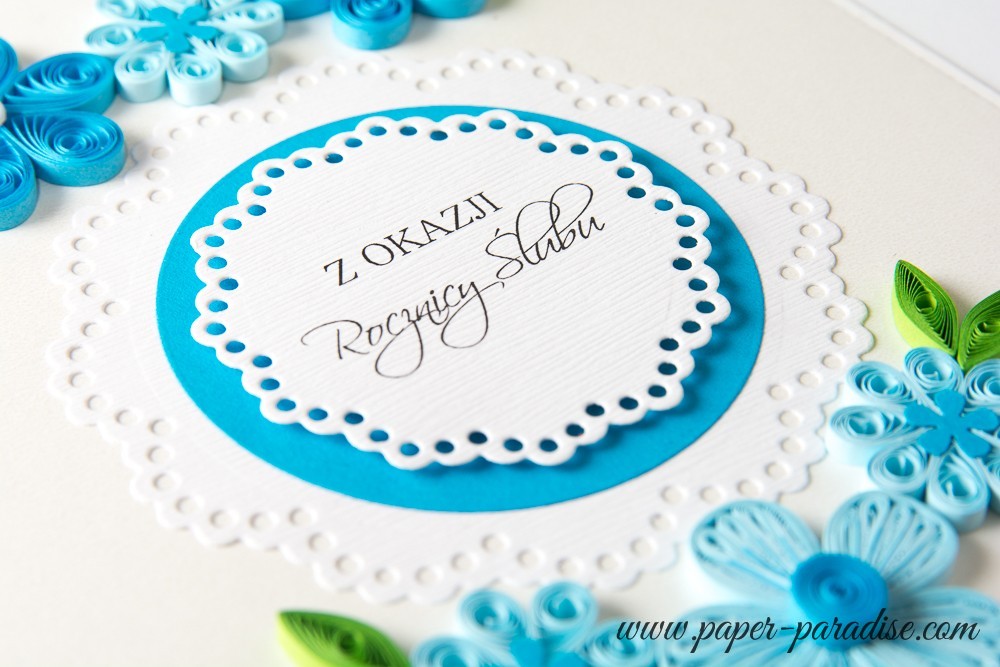 unique handmade greeting cards quilling handmade wedding card blue anniversary card unique blue