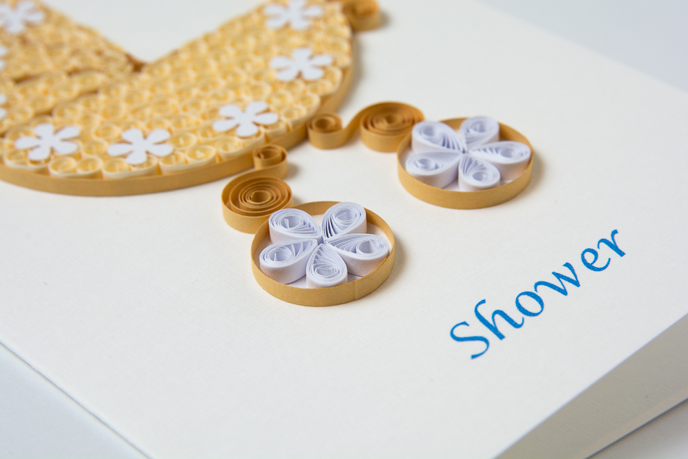 urocze zaproszenia ręcznie robione piękne zaproszenia na zamówienie baby shower narodziny dziecka gratulacje wózek neutralny kolor kremowy beżowy polskie rękodzieło