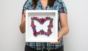 Read more about the article Pink Paper Butterfly