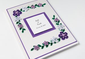 Read more about the article Purple Wedding Guest Book