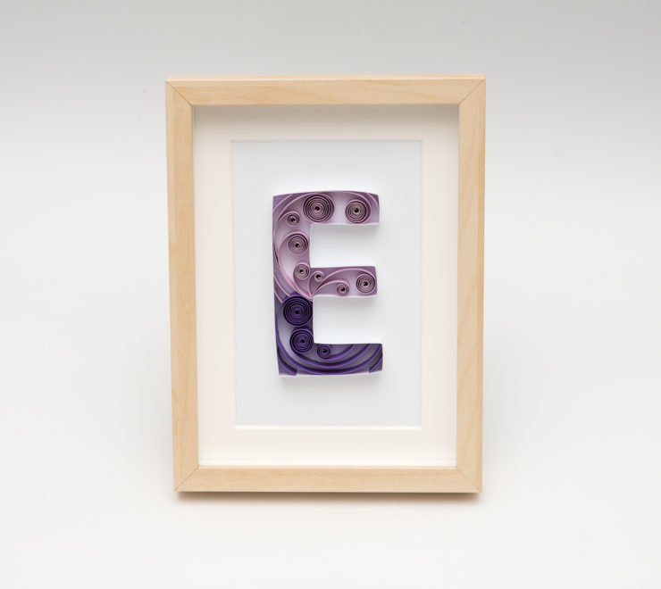 Read more about the article Letter E – Personalized Nursery Art