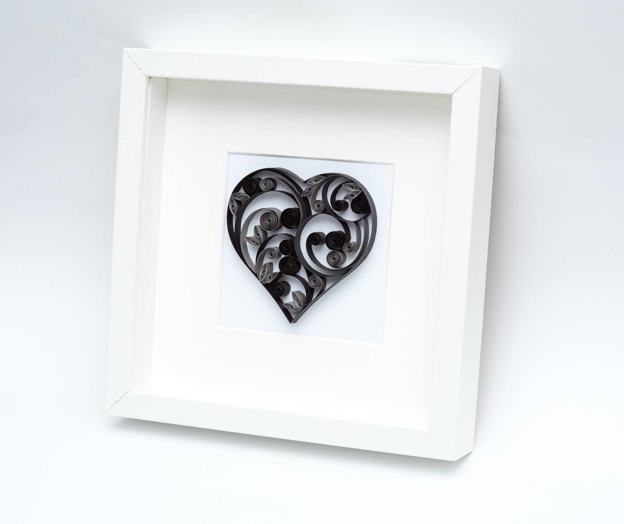 quilling wall art black heart paper art modern home decor etsy quilling wall art black heart paper art modern home decor etsy