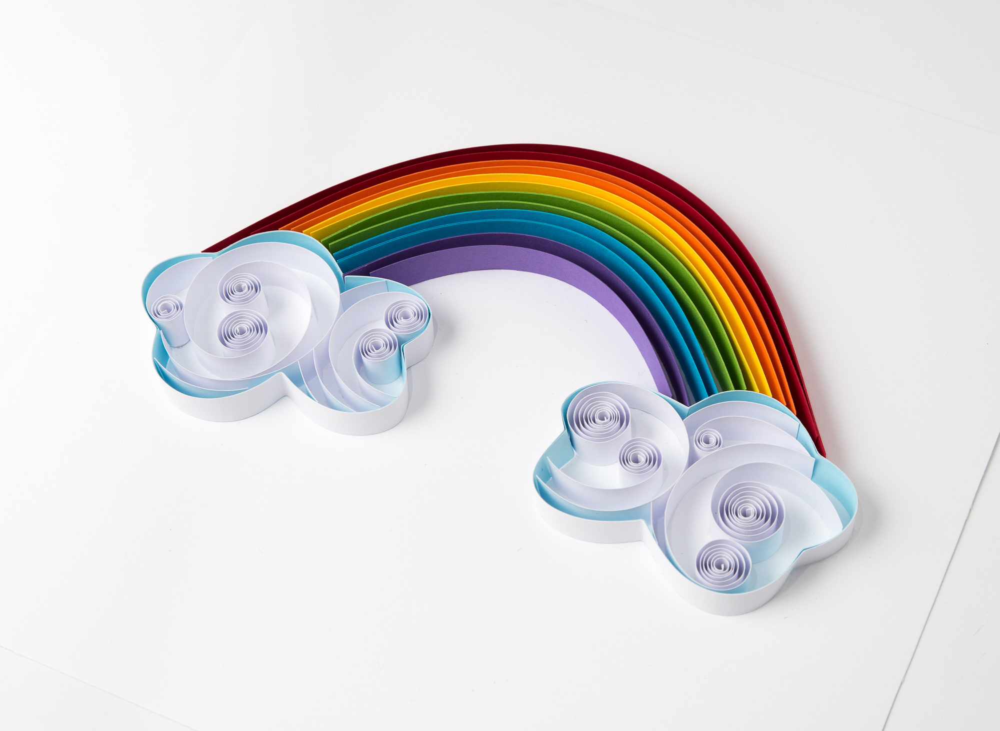 ręcznie robiona tęcza quilling dekoracja na ścianę nowoczesny wystrój wnętrz ręcznie robiona tęcza quilling dekoracja na ścianę nowoczesny wystrój wnętrz