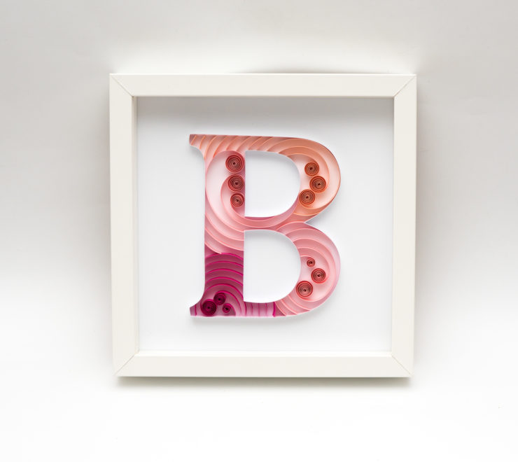 Read more about the article Quilling Letter B – Unique Nursery Decor