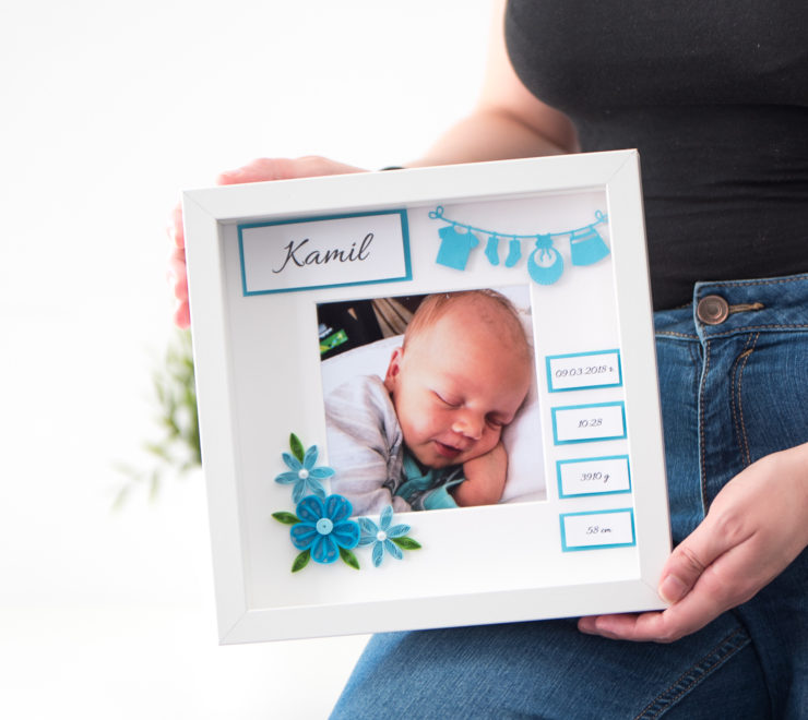 Read more about the article Metryczka ze zdjęciem – Piękna pamiątka Chrztu Świętego