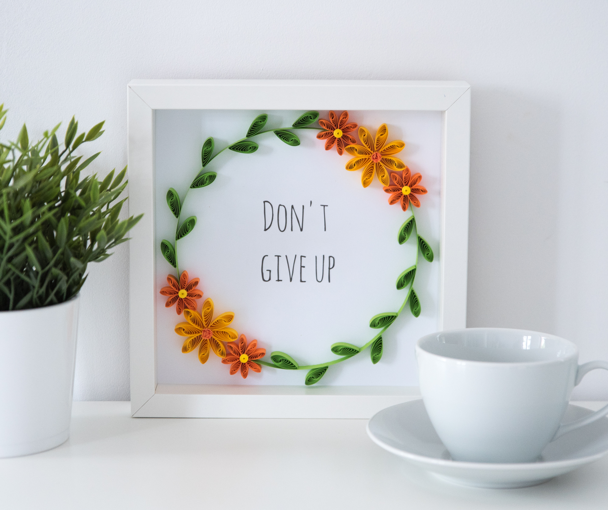 Read more about the article Ramka z cytatem – „Don’t give up”