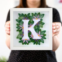 Litera K – fioletowe kwiaty