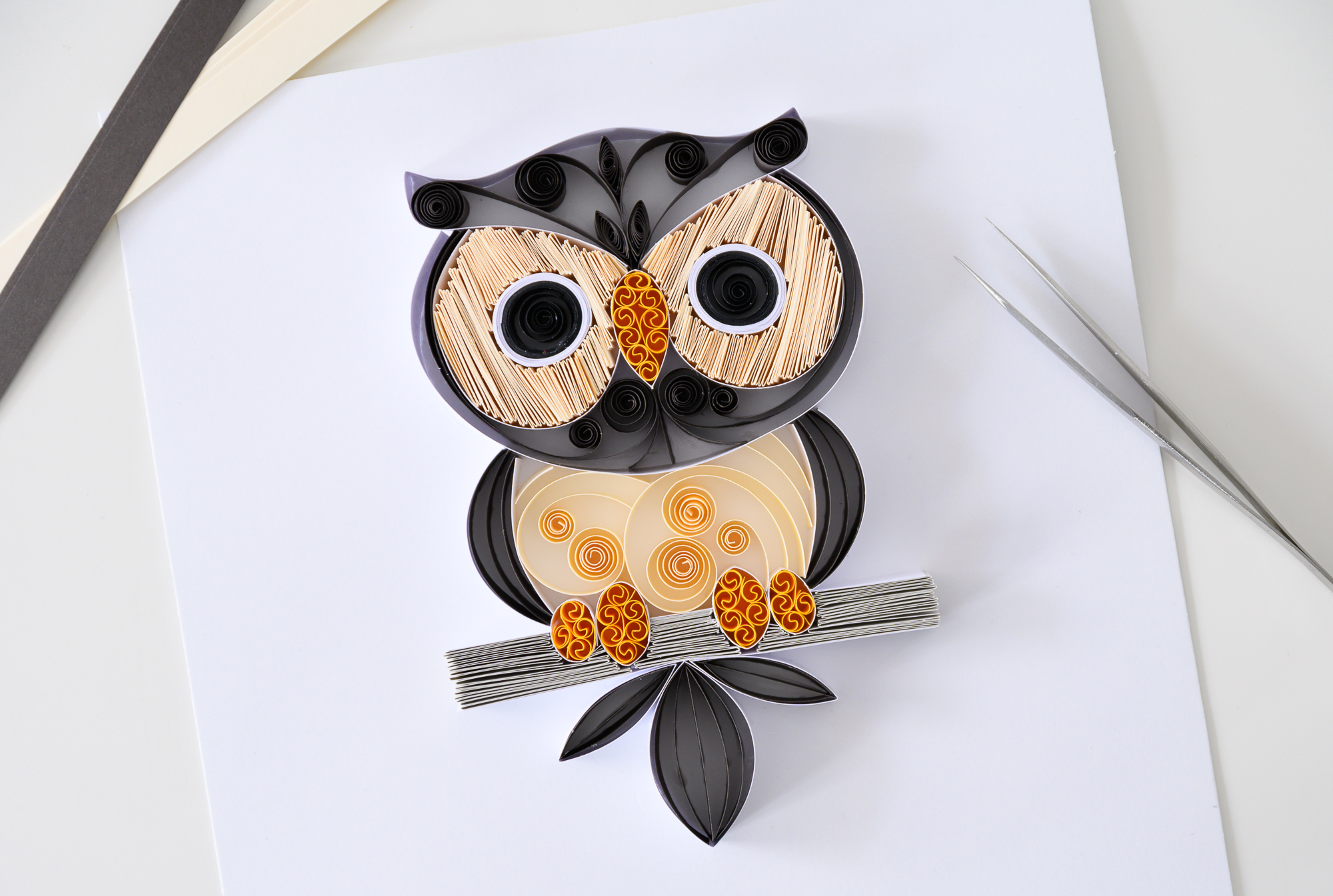urocza sowa obrazek na ścianę polskie rękodzieło quilling sklep internetowy urocza sowa obrazek na ścianę polskie rękodzieło quilling sklep internetowy