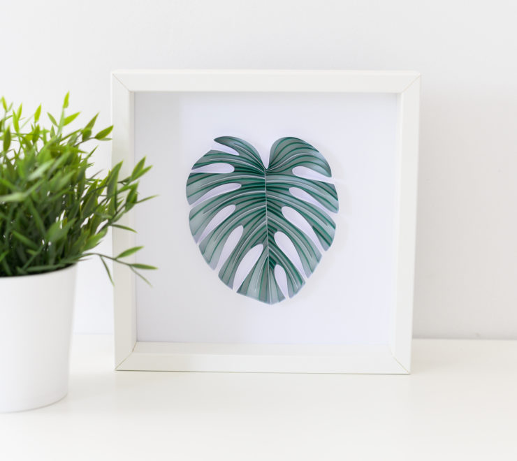Read more about the article Framed Monstera Leaf – Tropical Home Decor