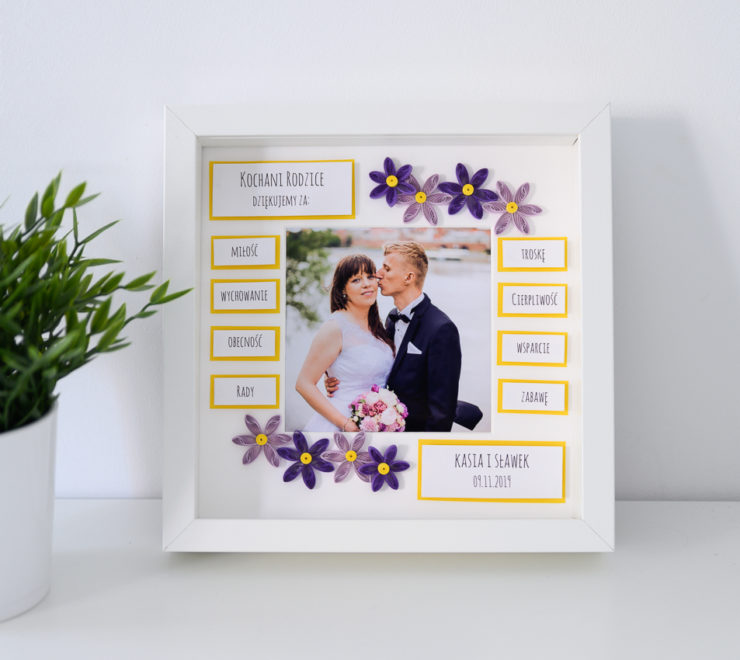 Read more about the article Wedding thank you gift for parents – Decorative photo frame