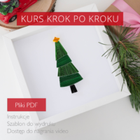 Papierowa Choinka – kurs krok po kroku